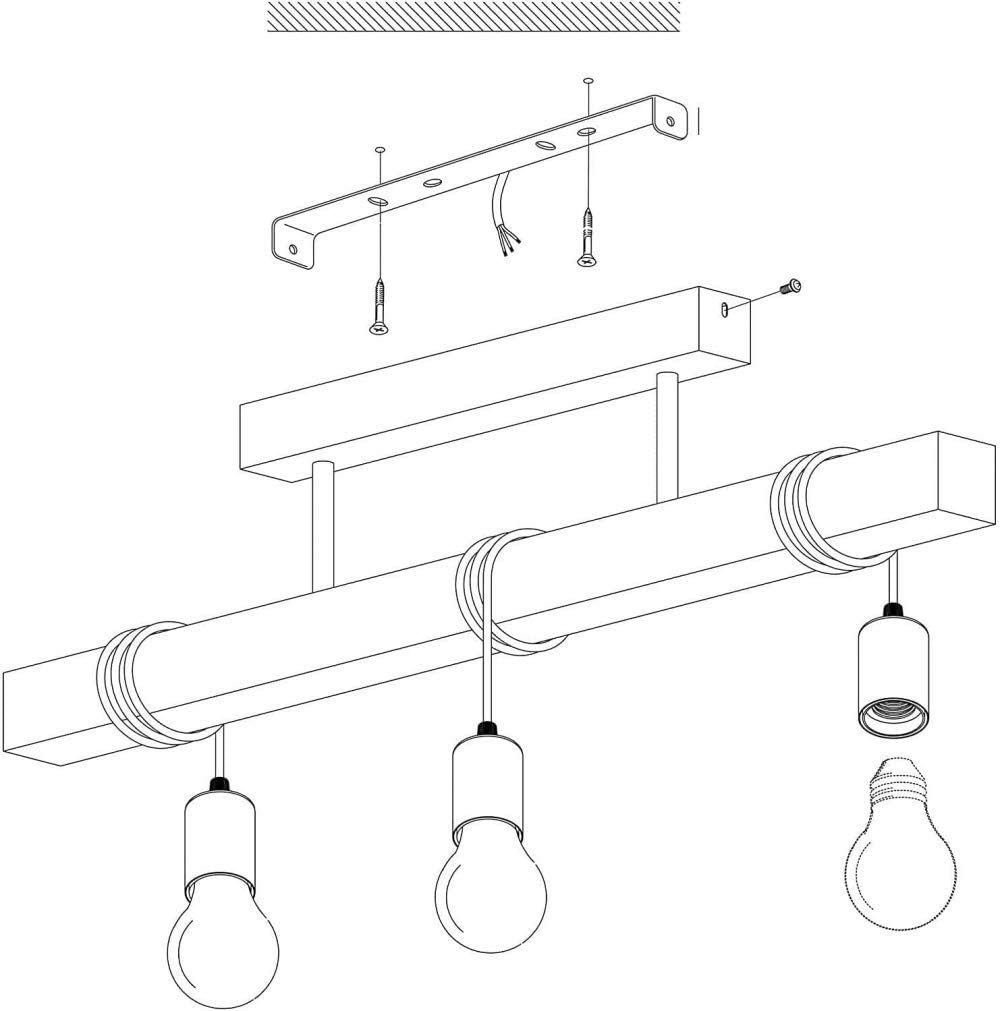 Plafonnier Ampoules Suspendues