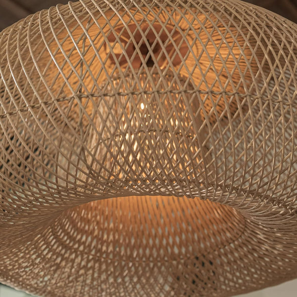 Plafonnier En Osier — détail
