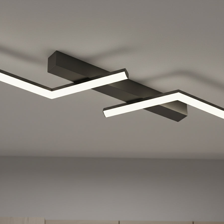 Plafonnier À LED Lignes Design — détail