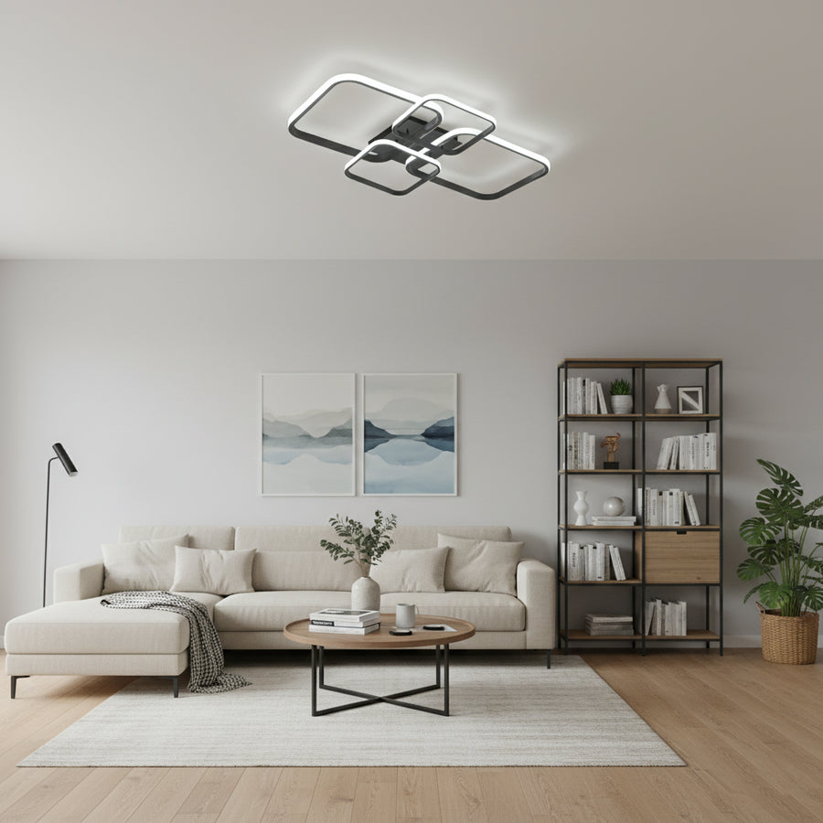 Plafonnier Carrés Led Design