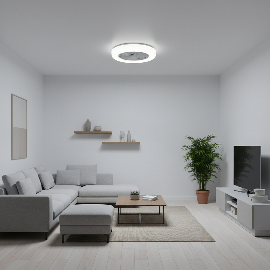 Plafonnier LED Avec Ventilateur