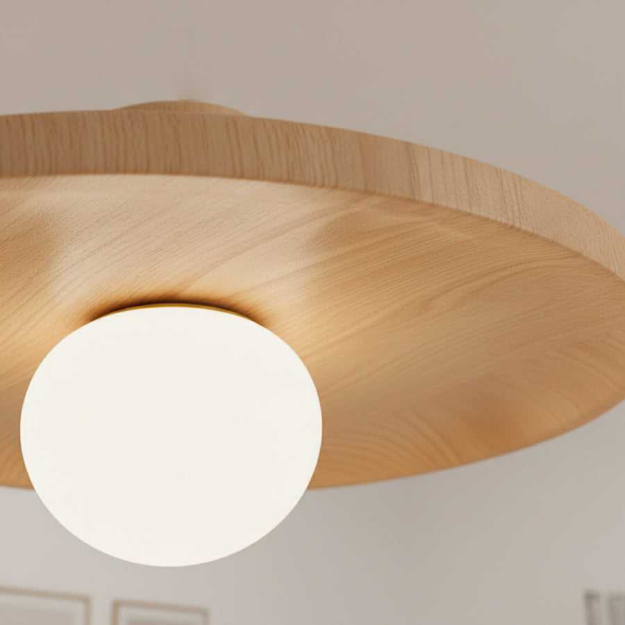 Plafonnier En Bois — détail