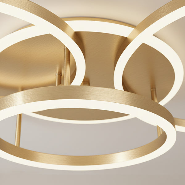 Plafonnier LED Ronds Design — détail