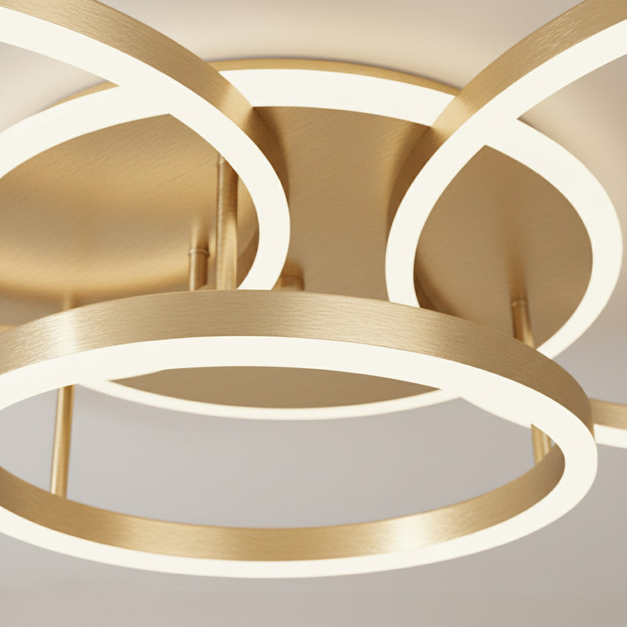 Plafonnier LED Ronds Design — détail