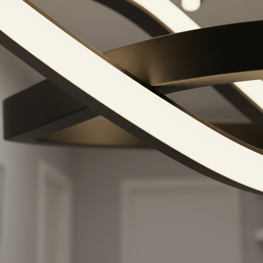 Plafonniers À LED Formes Design — détail