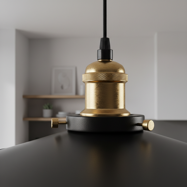 Plafonnier Vintage Style Industriel — détail