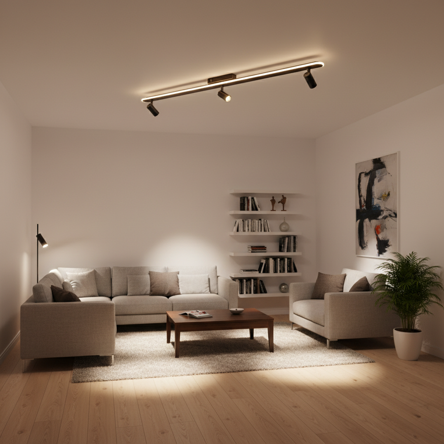 Plafonnier À Spots Orientables