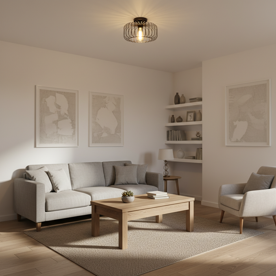 Plafonnier Style Industriel
