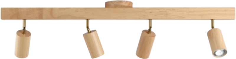 Plafonnier À Spots En Bois