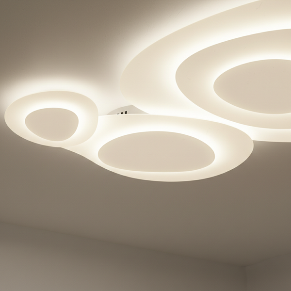 Plafonnier Blanc Nuages LED — détail