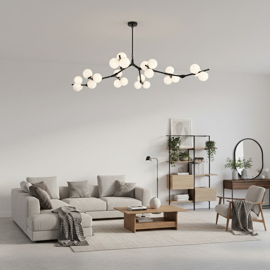 Plafonnier Design Boules De Verre