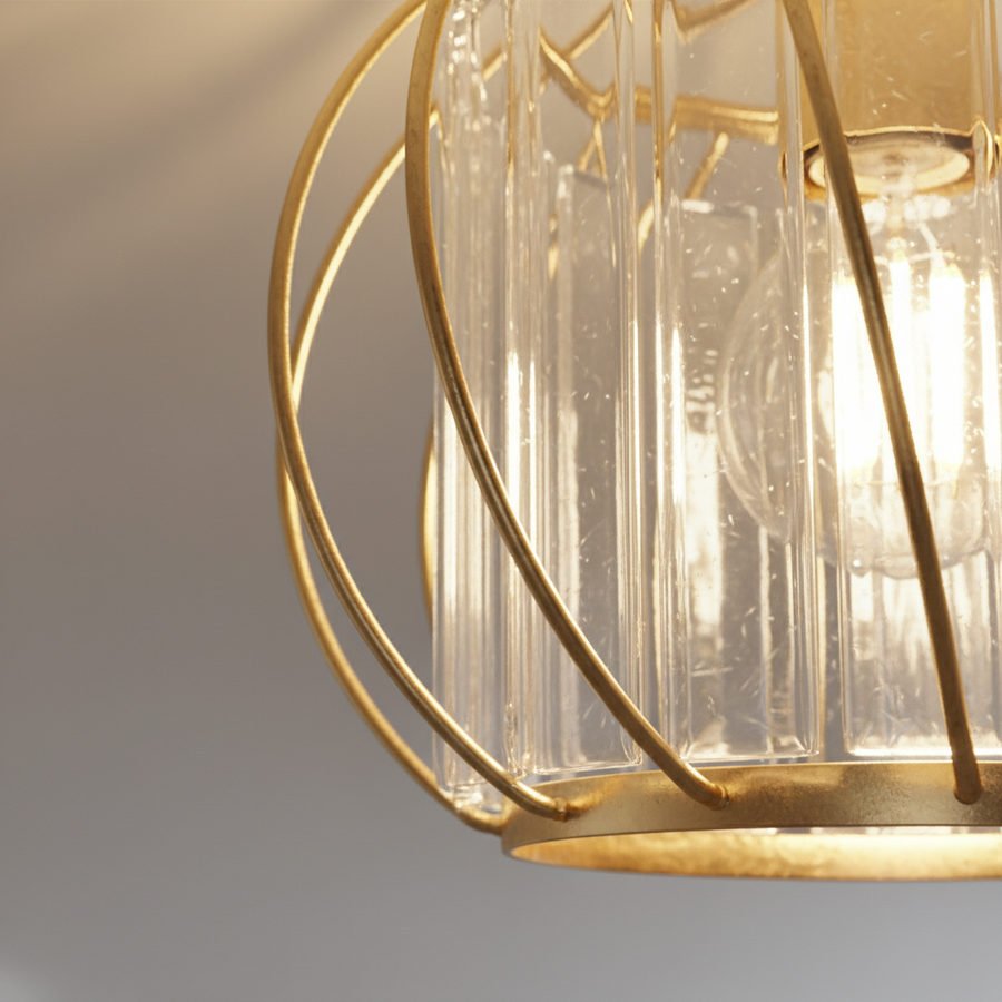 Plafonniers En Verre — détail