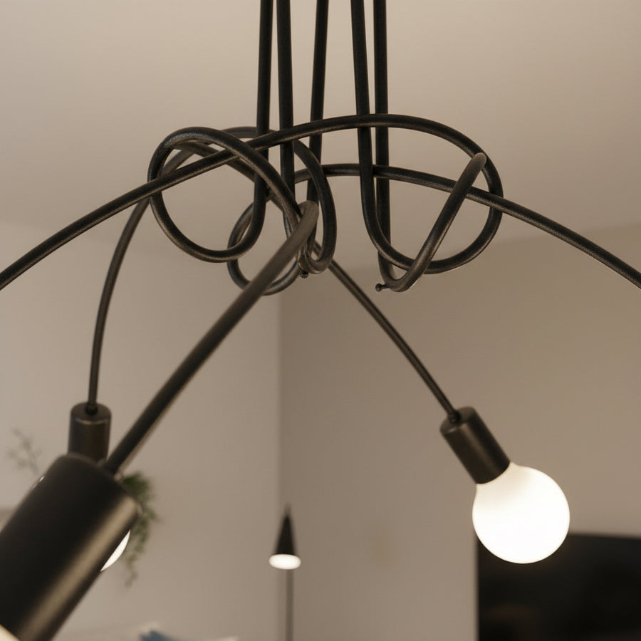 Plafonnier Nœuds d'Ampoules — détail