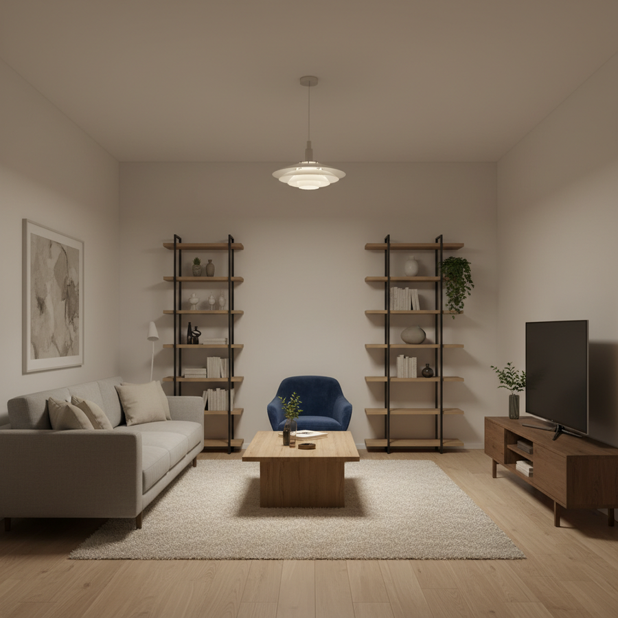Plafonnier Blanc Design