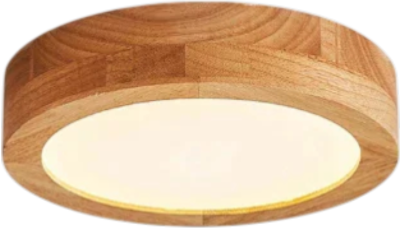 Petit Plafonnier LED En Bois
