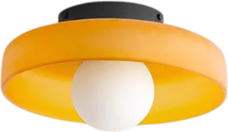 Plafonnier Design Épuré En Verre