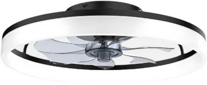 Ventilateur Plafonnier Noir À LED