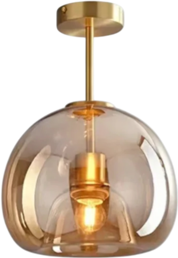 Plafonnier En Verre Design