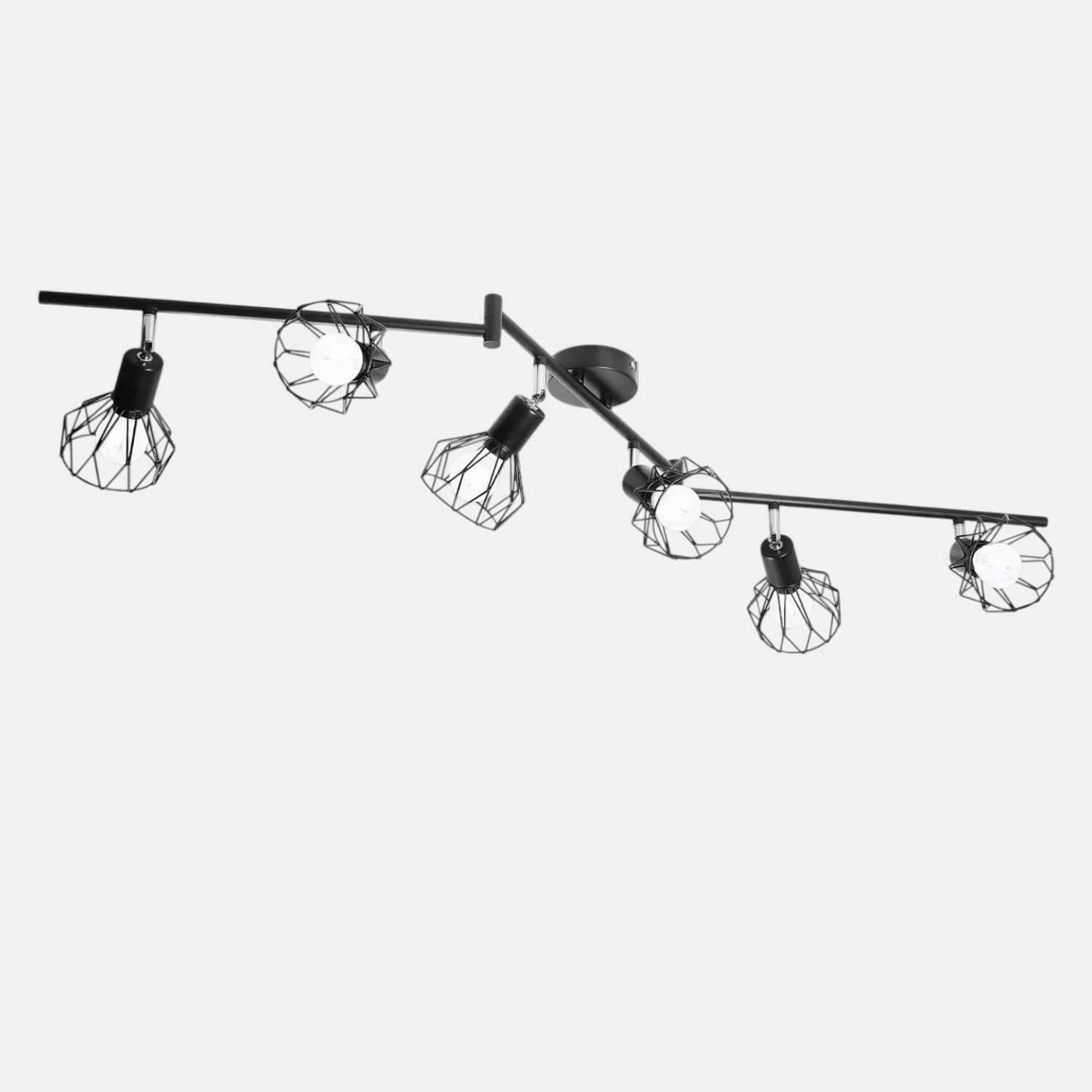 Plafonnier Noir À Spots