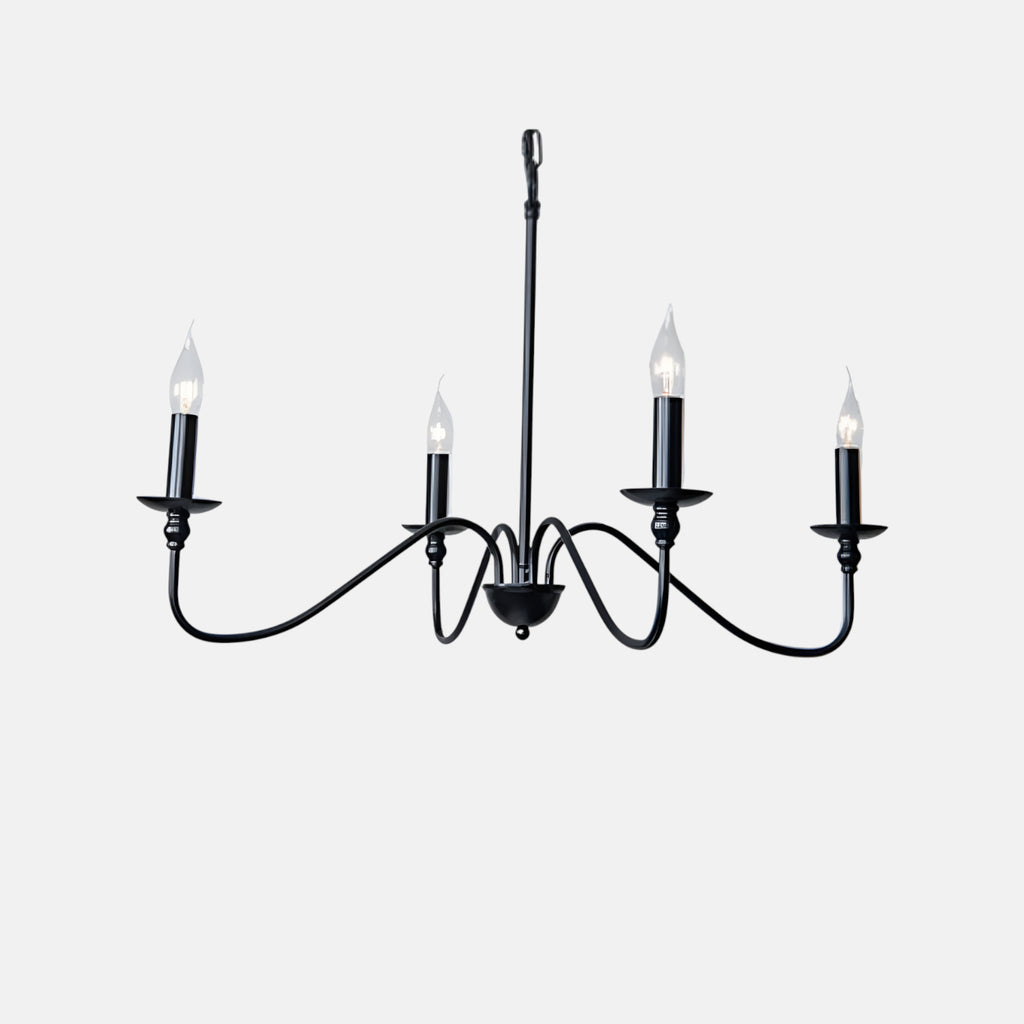 Chandelier Noir : Élégance Gothique Et Prestance Sombre