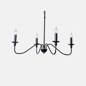 Chandelier Noir : Élégance Gothique Et Prestance Sombre