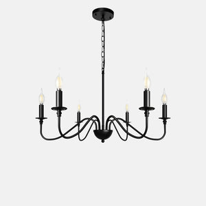 Chandelier Noir : Élégance Gothique Et Prestance Sombre