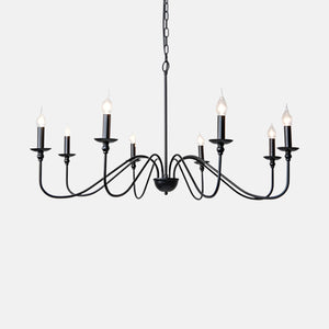 Chandelier Noir : Élégance Gothique Et Prestance Sombre
