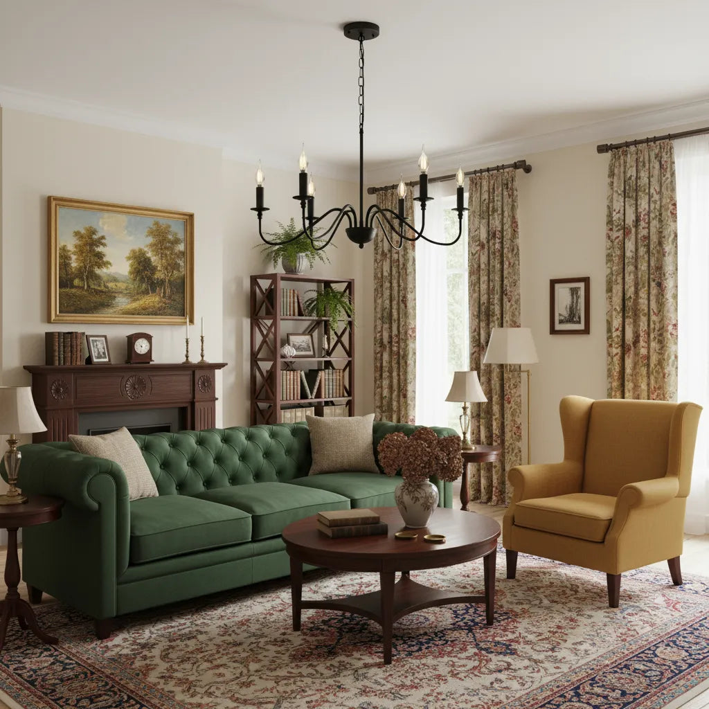 Chandelier Noir : Élégance Gothique Et Prestance Sombre