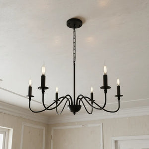 Chandelier Noir : Élégance Gothique Et Prestance Sombre