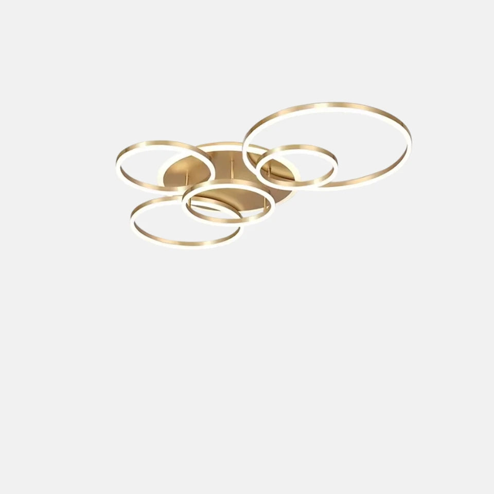 Plafonnier Anneau Led : Design Circulaire Et Luminosité Moderne
