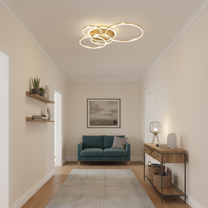Plafonnier Anneau Led : Design Circulaire Et Luminosité Moderne