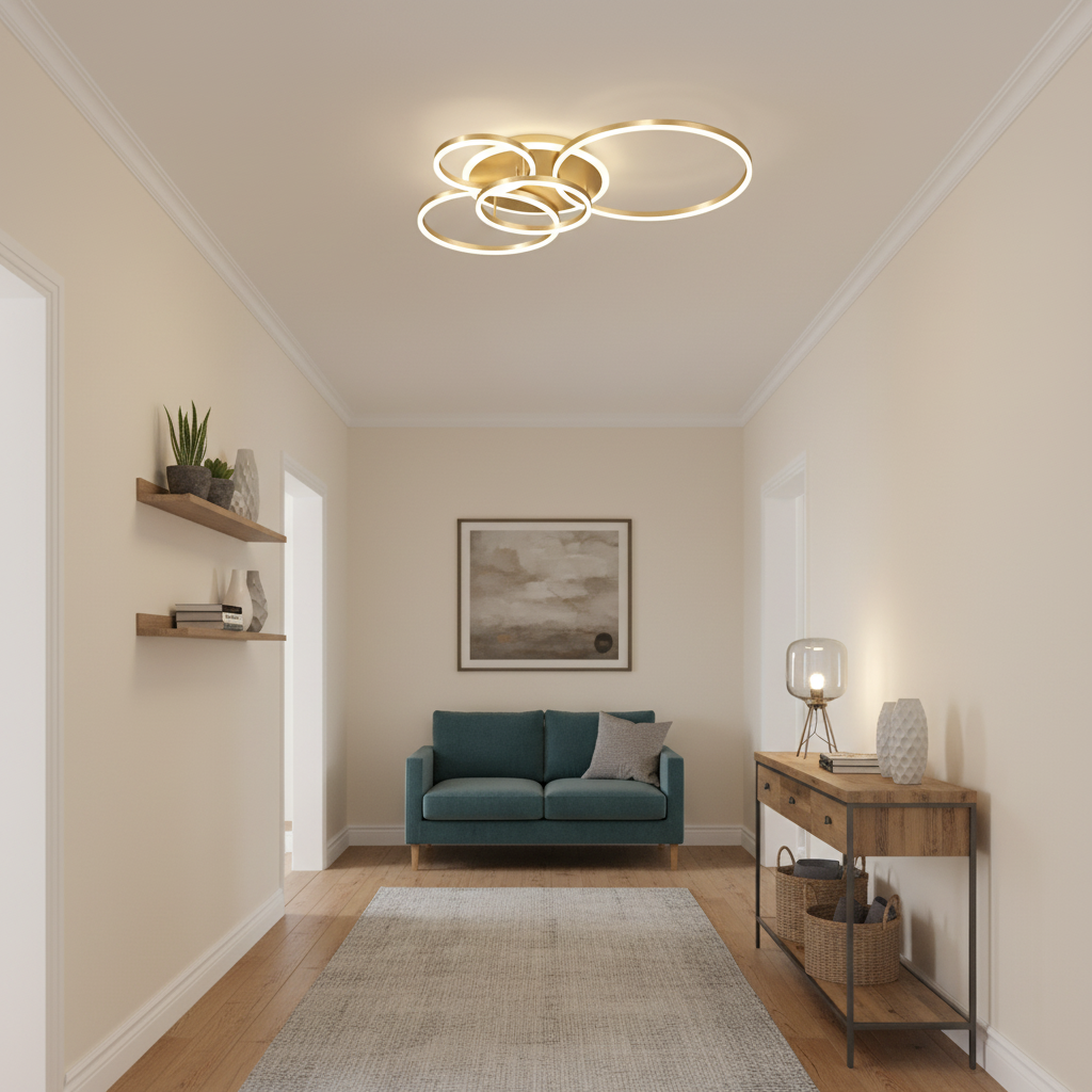 Plafonnier Anneau Led : Design Circulaire Et Luminosité Moderne