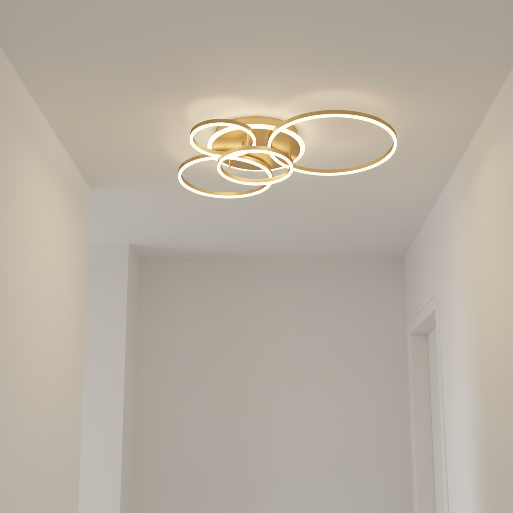 Plafonnier Anneau Led : Design Circulaire Et Luminosité Moderne