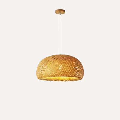 Plafonnier Style Bambou