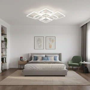 Plafonnier Carré Blanc : Pureté Et Modernité Lumineuse