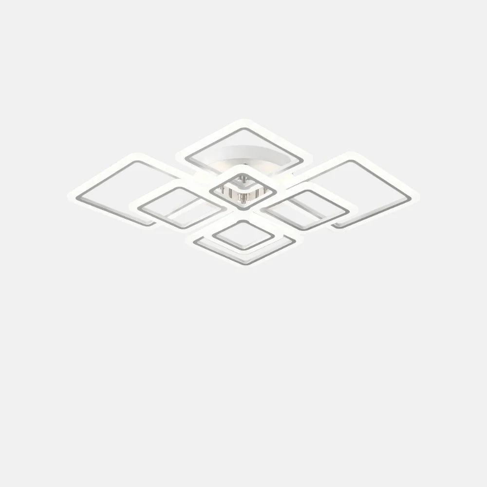 Plafonnier Carré Blanc : Pureté Et Modernité Lumineuse