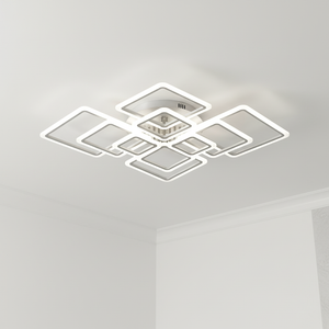 Plafonnier Carré Blanc : Pureté Et Modernité Lumineuse