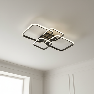 Plafonnier Carré Design : Élégance Géométrique Contemporaine