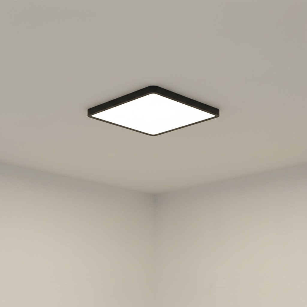 Plafonnier Carré Led : Design Géométrique Et Luminosité Moderne