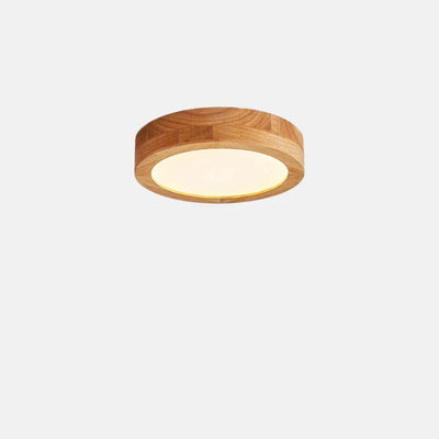 Petit Plafonnier LED En Bois