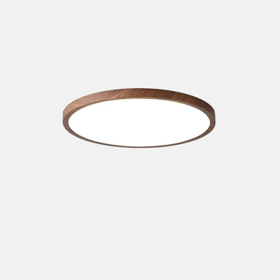 Plafonnier LED En Bois Ultra-fin