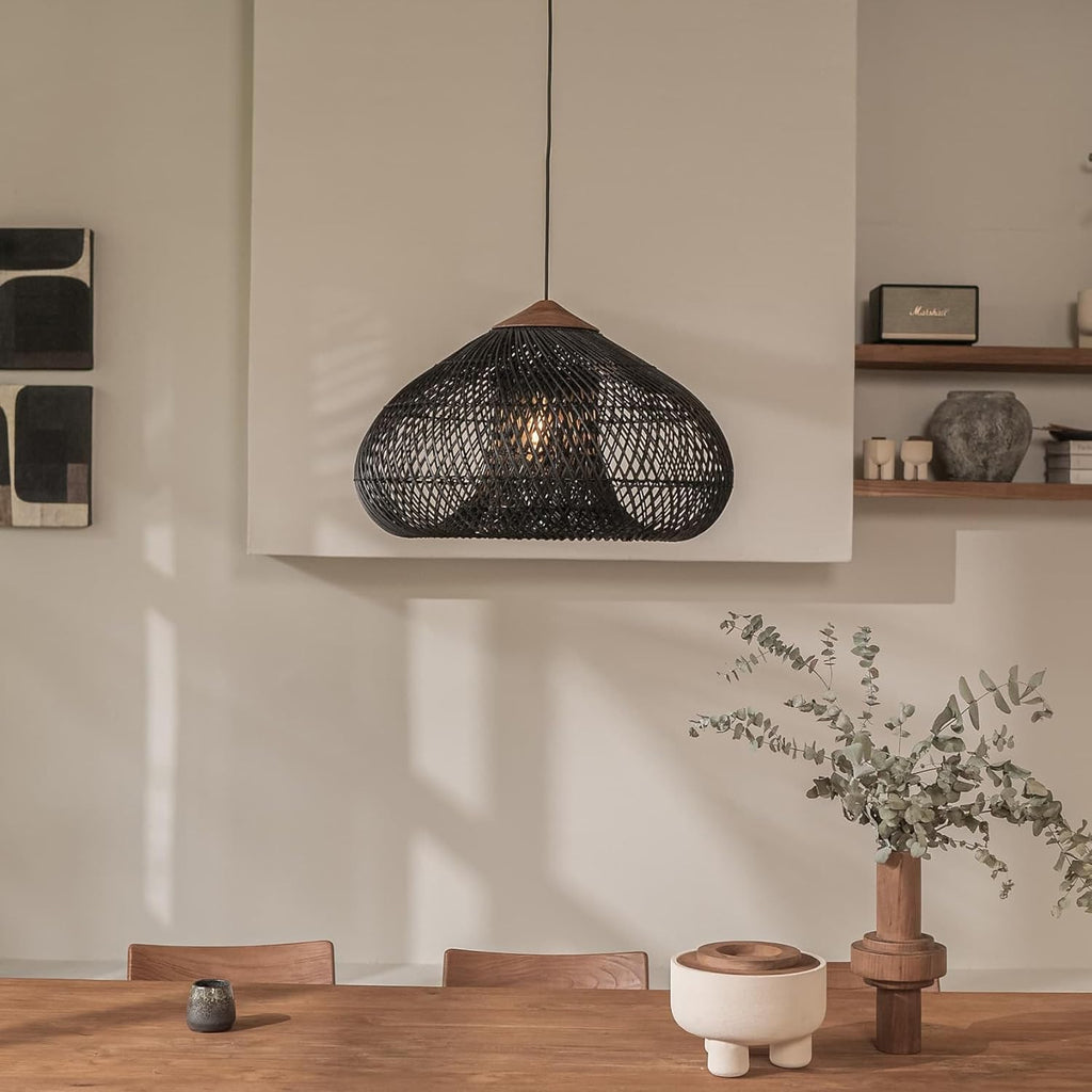 Plafonnier En Osier Pour Chambre : Douceur Et Authenticité