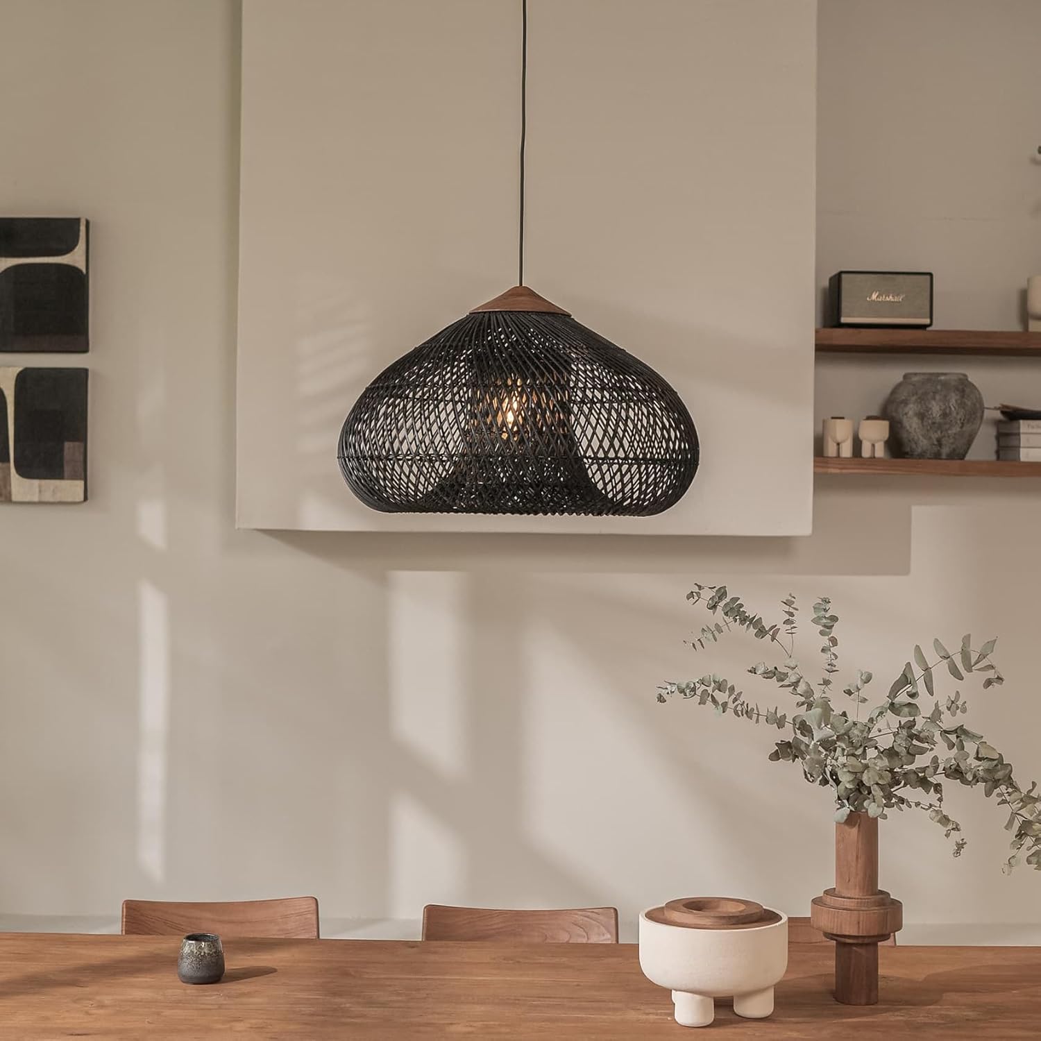 Plafonnier En Osier Pour Chambre : Douceur Et Authenticité