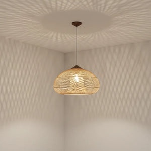 Plafonnier En Osier Pour Chambre : Douceur Et Authenticité