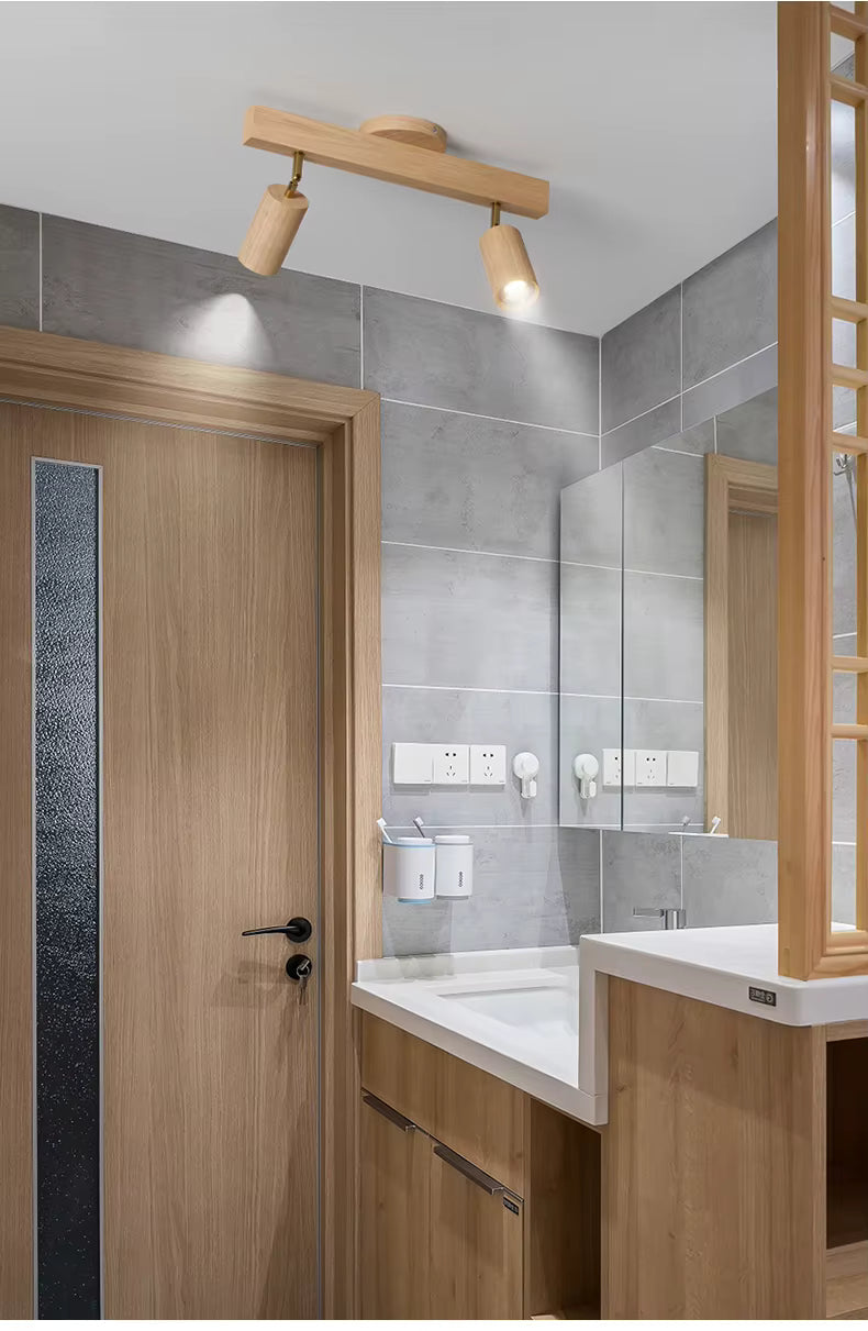 Plafonnier Industriel Bois Et Métal : Esprit Loft Authentique
