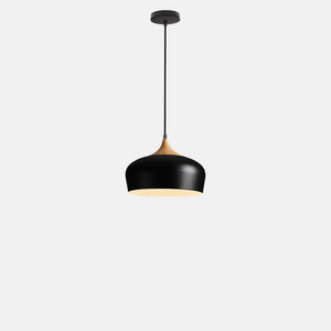 Plafonnier Industriel Bois Et Noir : Alliance Naturelle Élégante