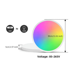 Plafonnier Led Couleur Changeante : Ambiances Lumineuses Variées