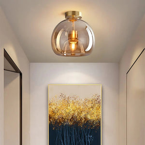 Plafonnier Verre Design : Élégance Contemporaine Et Raffinée