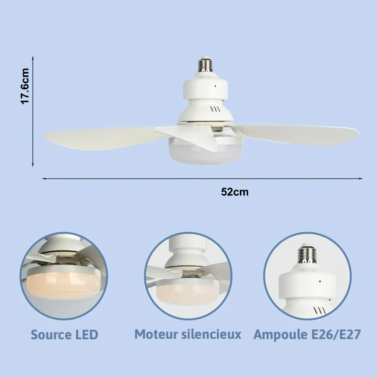 Ventilateur Plafond Vissable : Installation Rapide Et Sécurisée